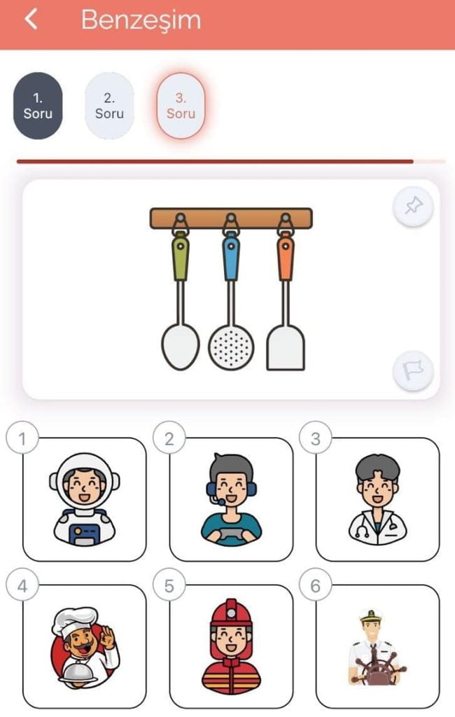Bilsem Sınavı Benzeşim Tipi Sorular